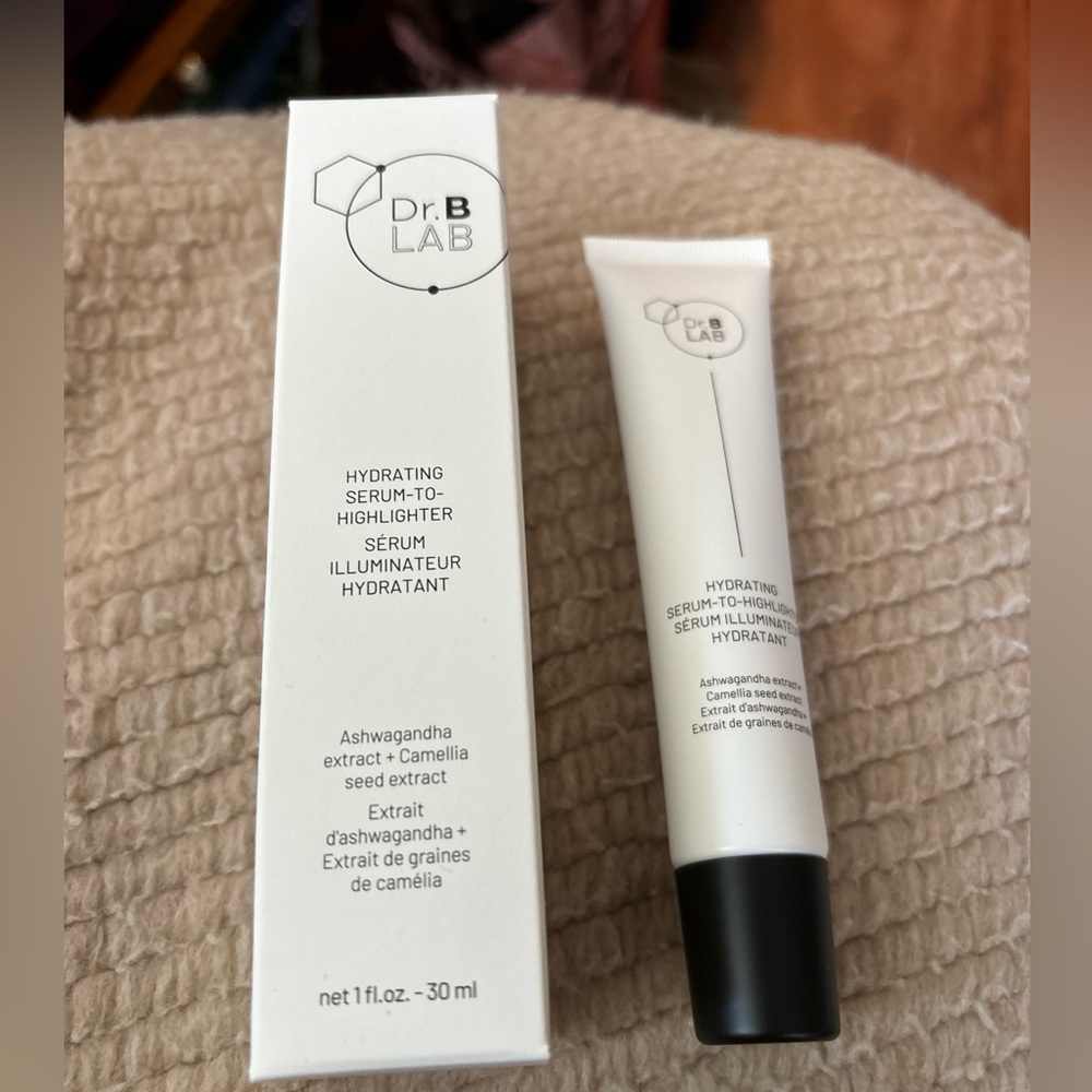 Dr. B Lab Hydrating Serum to Highlighter Dr B Lab High Luminosity Ashawagandah